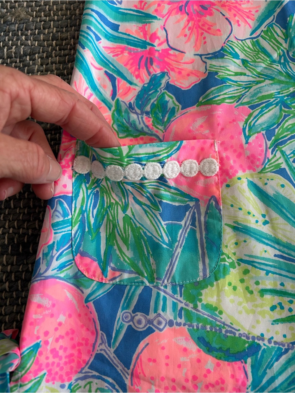 Lilly Pulitzer NWT Little Lilly Classic Shift Multi Swizzle Print - Picture 8 of 10